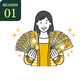 業界最高水準の買取価格